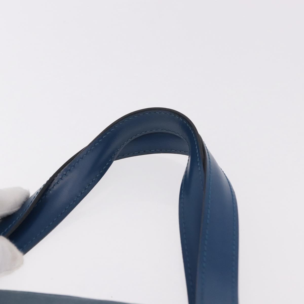 Louis Vuitton Saint Jacques Epi Leather, Blue, Leather, Handbag