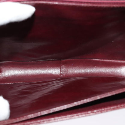 Givenchy Vintage 4G Leather, Burgundy, Leather, Shoulder Bag