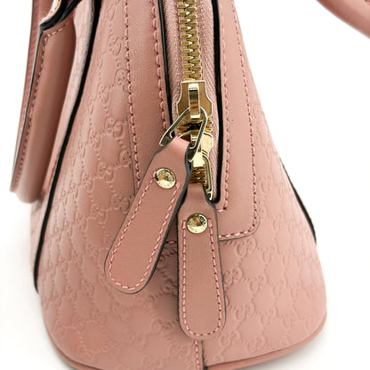 Gucci Convertible Dome Satchel Microguccissima Leather, Pink, Leather, Handbag