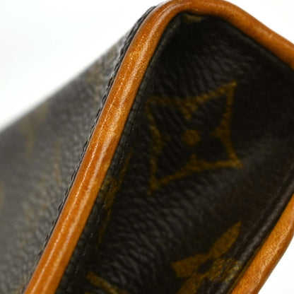 Louis Vuitton Florentine Waist Monogram Canvas, Brown, Canvas, Clutch