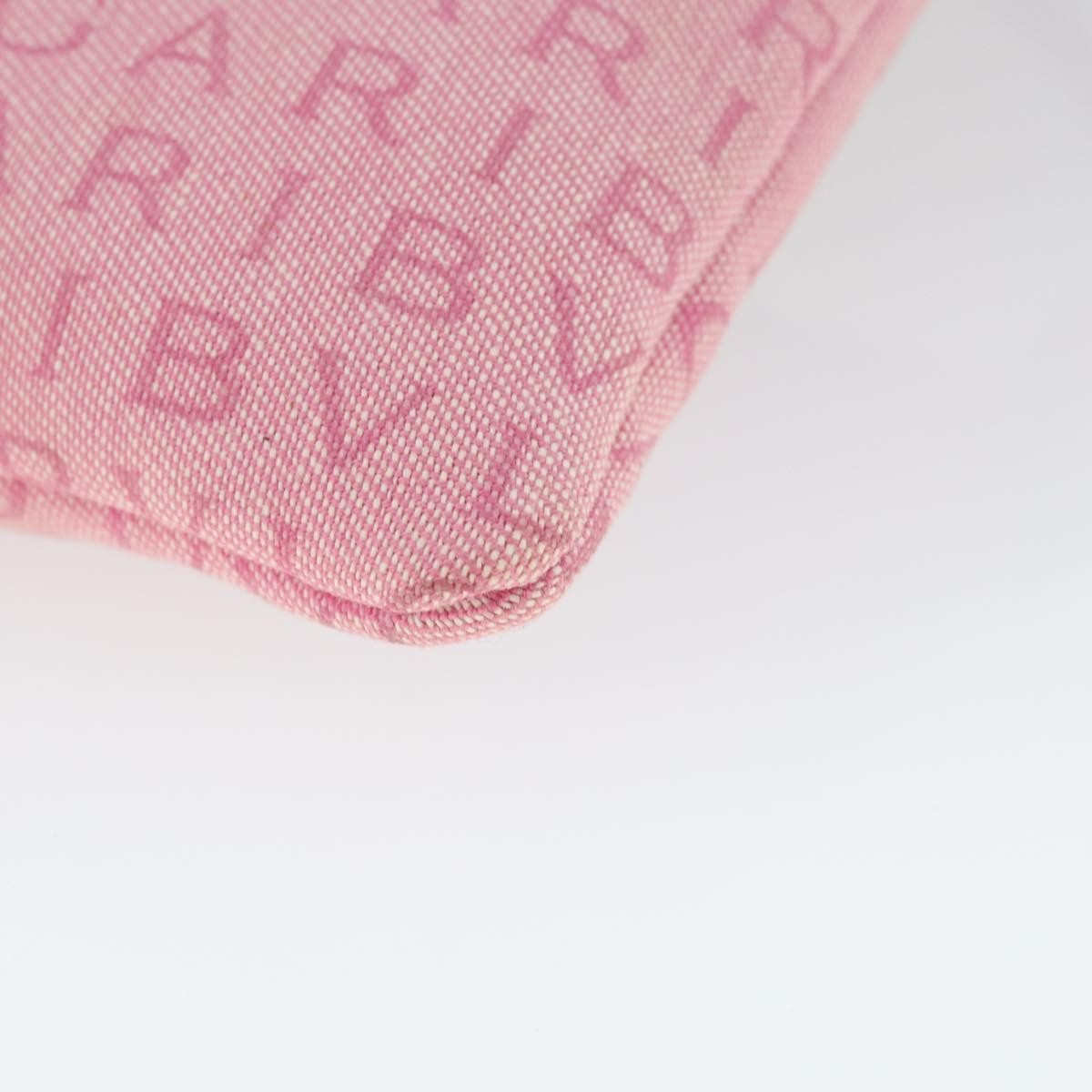 Bvlgari Logomania Canvas with Leather, Pink, Canvas, Shoulder Bag