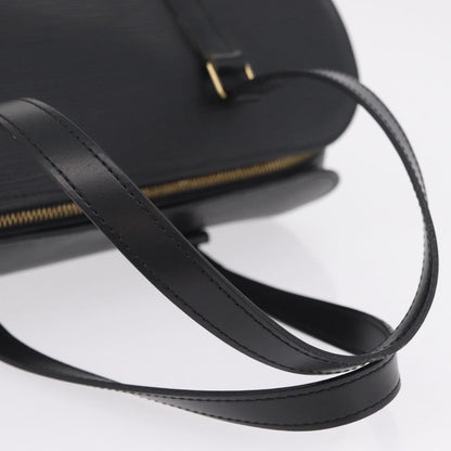 Louis Vuitton Soufflot Epi Leather, Black, Leather, Tote Bag