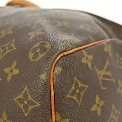 Louis Vuitton Keepall Monogram Canvas, Brown, Canvas, Travel Bag