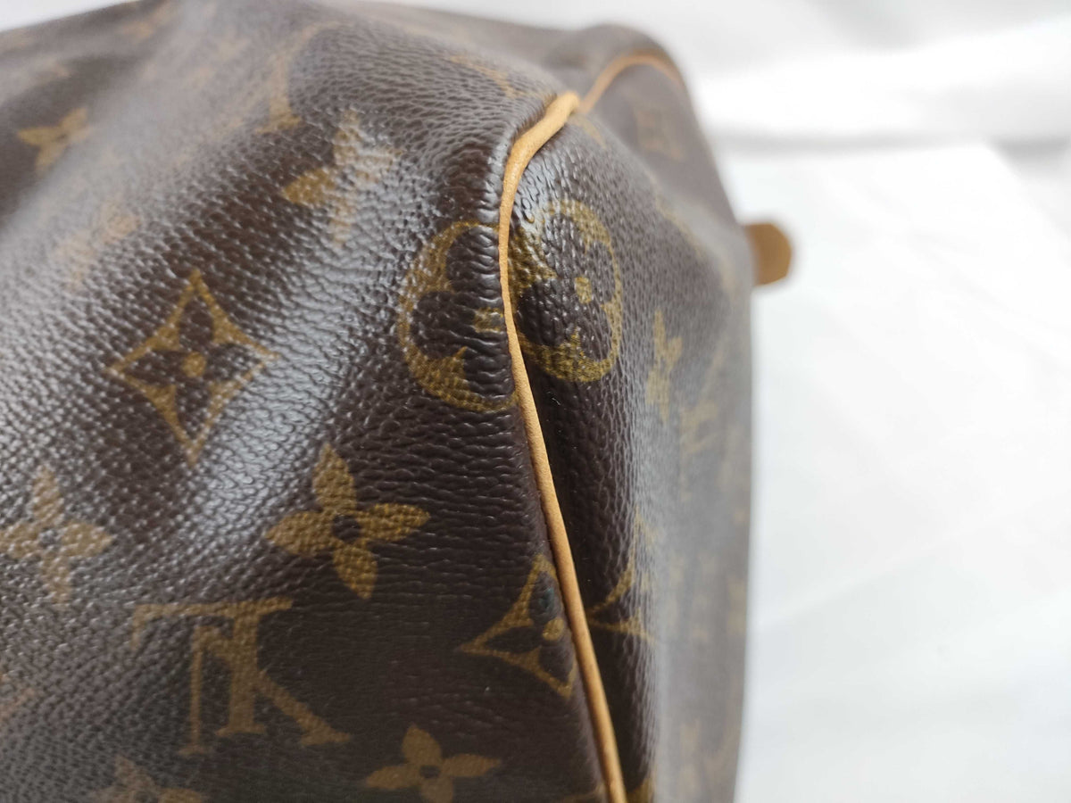 Louis Vuitton Speedy Monogram Canvas, Brown, Canvas, Handbag