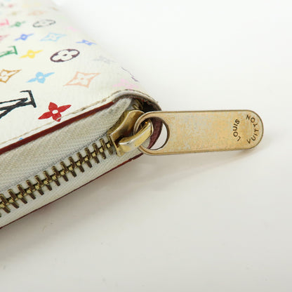 Louis Vuitton Zippy Monogram Multicolor, White, Canvas, Wallet