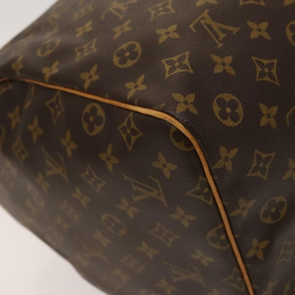 Louis Vuitton Keepall Bag Monogram Canvas, BROWN, CANVAS, Travel bag