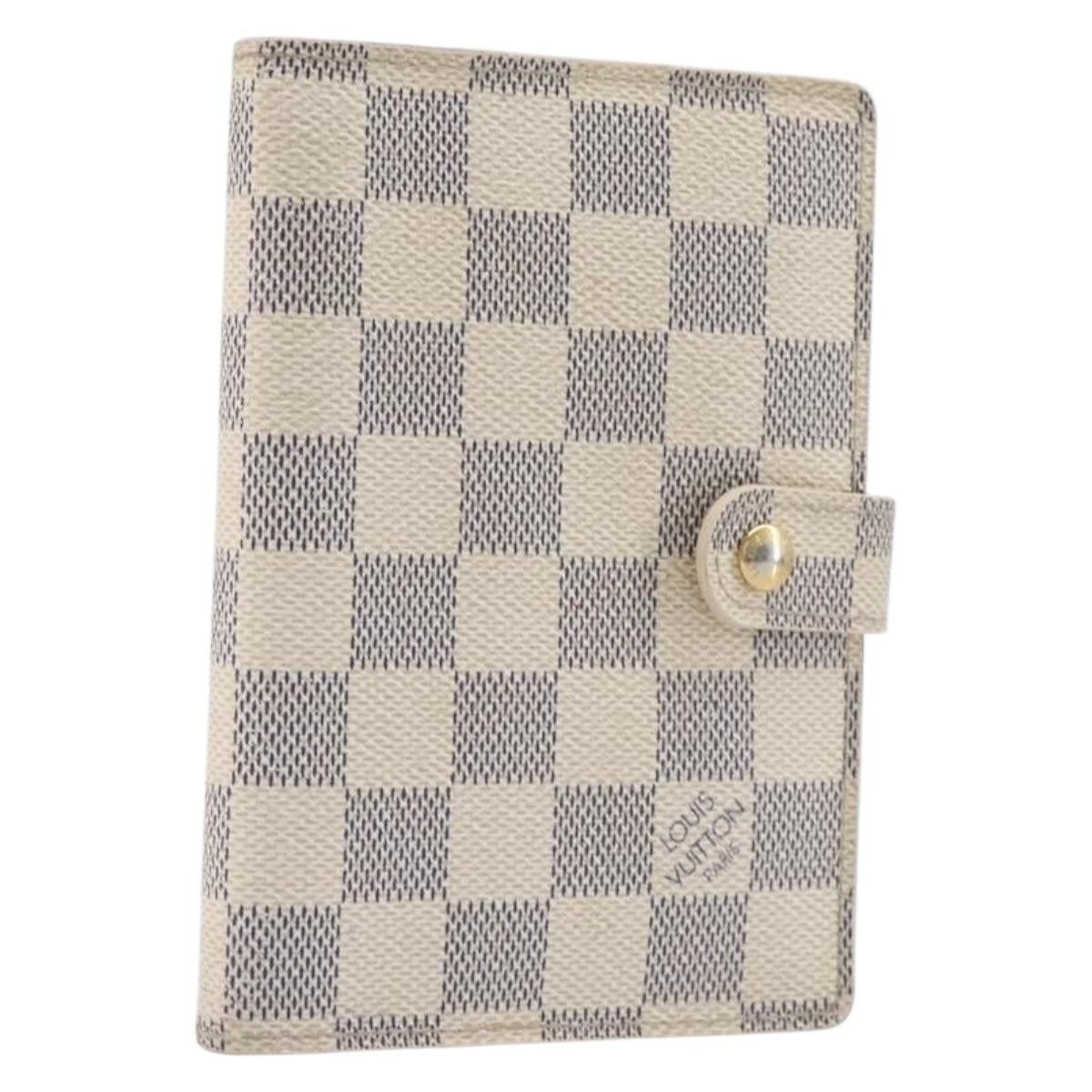 Louis Vuitton Ring Agenda Cover Damier, Beige, Canvas, Briefcase
