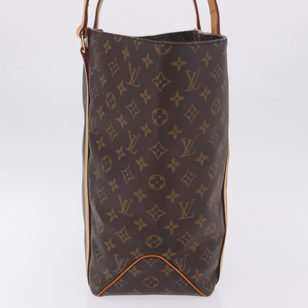 Louis Vuitton Shopping Sac Handbag Monogram, Brown, Canvas, Tote Bag