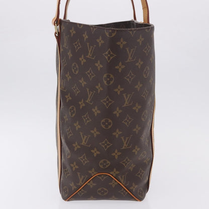 Louis Vuitton Shopping Sac Handbag Monogram, Brown, Canvas, Tote Bag