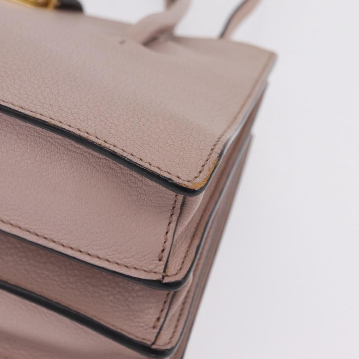 Miu Miu Madras Convertible Compartment Leather, Beige, Leather, Tote Bag