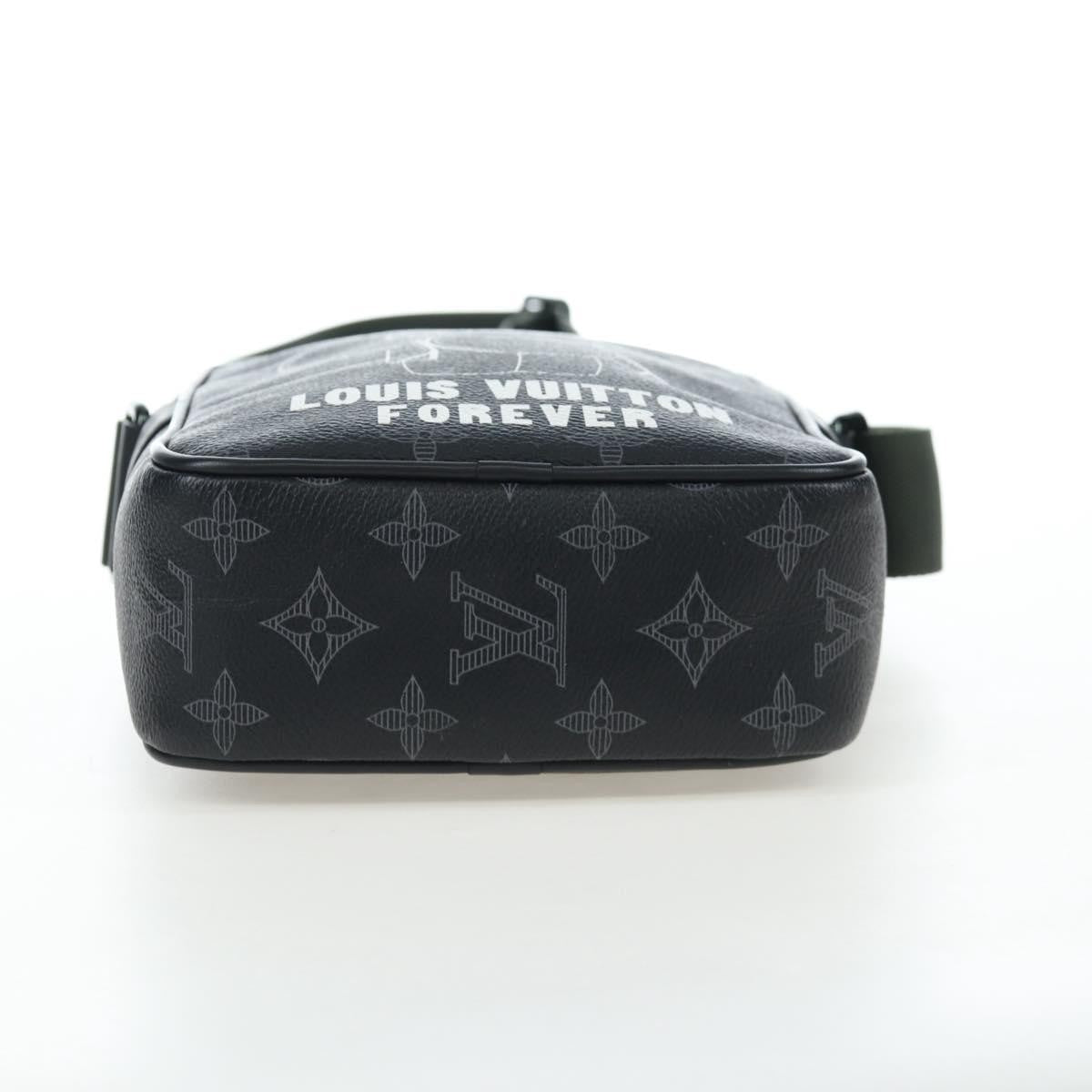 Louis Vuitton Danube Limited Edition Vivienne Monogram Eclipse, Black, Canvas, Shoulder Bag