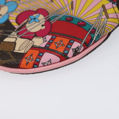 Louis Vuitton Round Coin Purse Limited Edition Vivienne Xmas Monogram Canvas, Multicolour, Canvas, Wallet