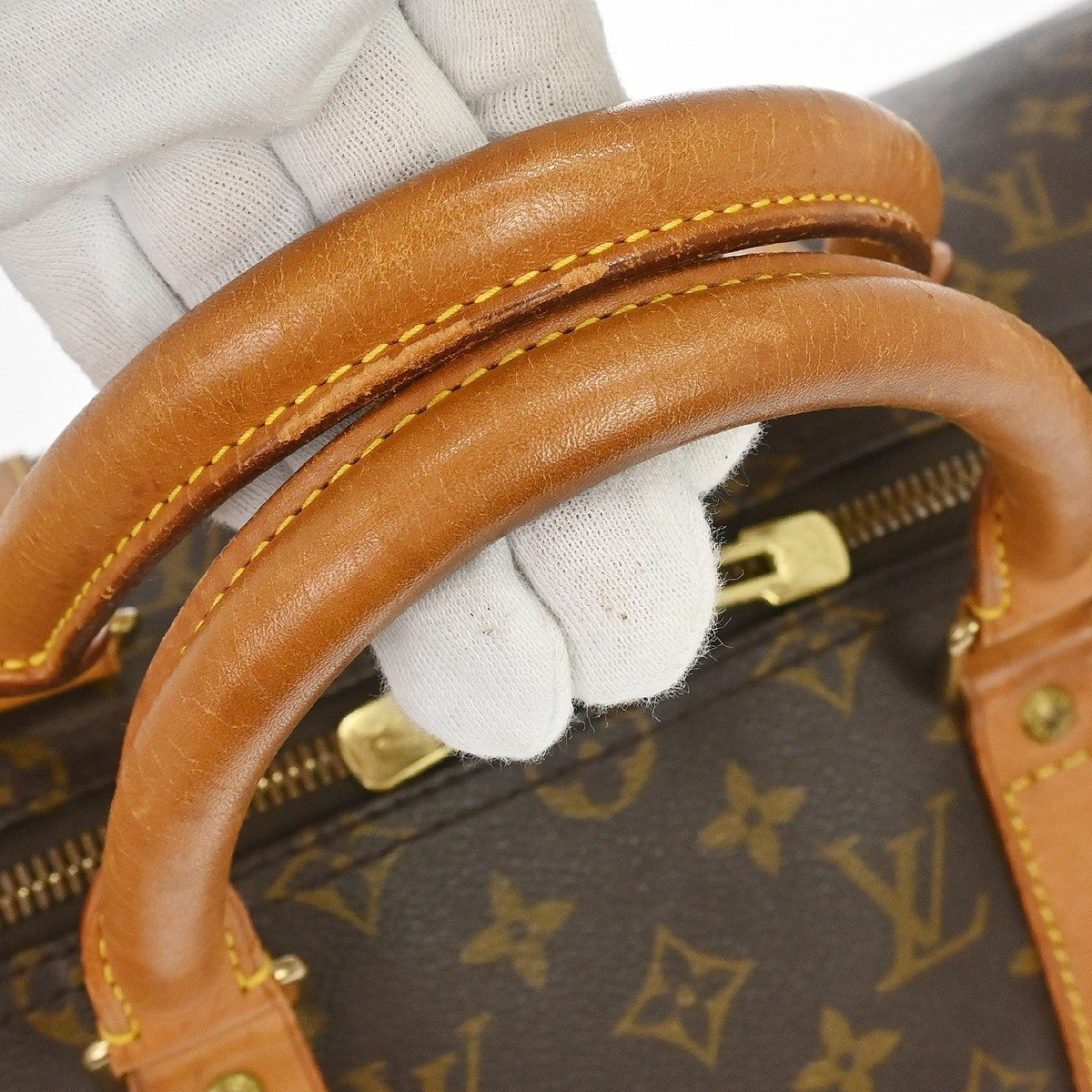 Louis Vuitton Keepall Monogram Canvas, Brown, Canvas, Travel Bag