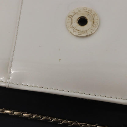 Bvlgari Serpenti Forever Patent, White, Patent Leather, Shoulder Bag
