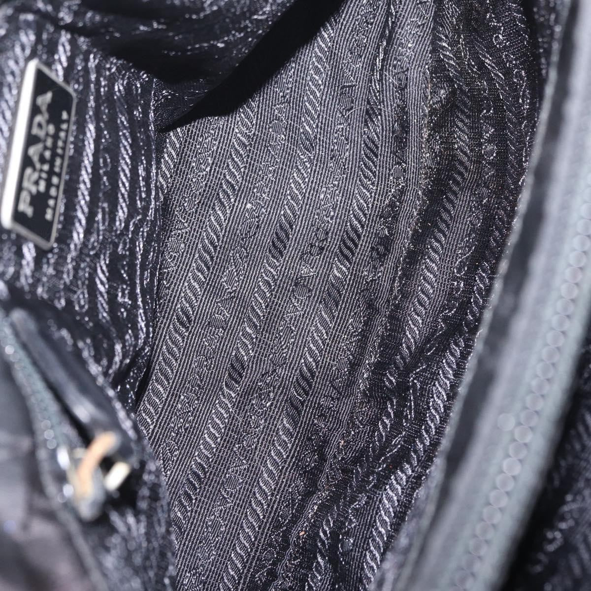 Prada Shoulder Leather, Black, Leather, Shoulder Bag