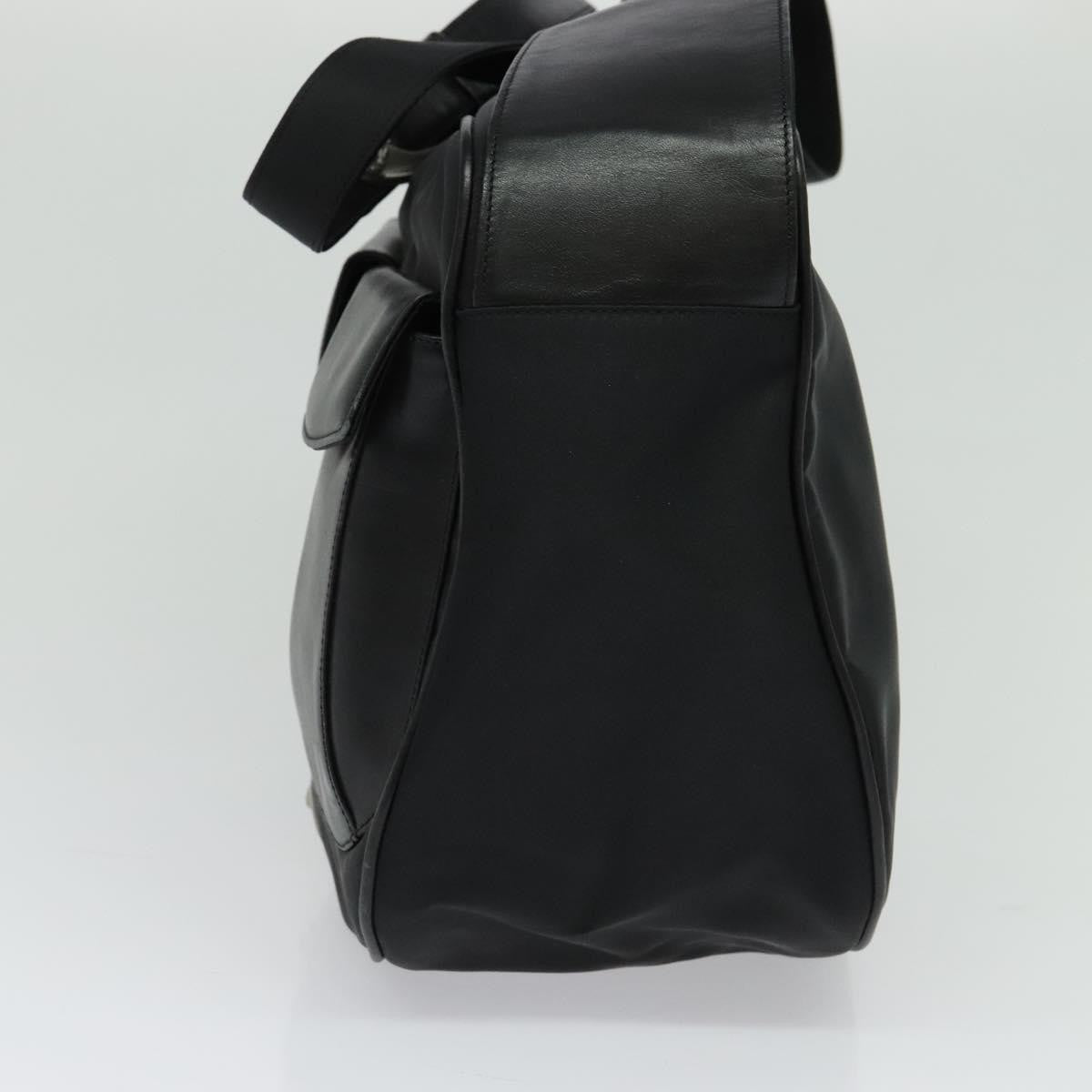 Versace Medusa Front Pocket Zip Messenger Leather, Black, Leather, Crossbody Bag