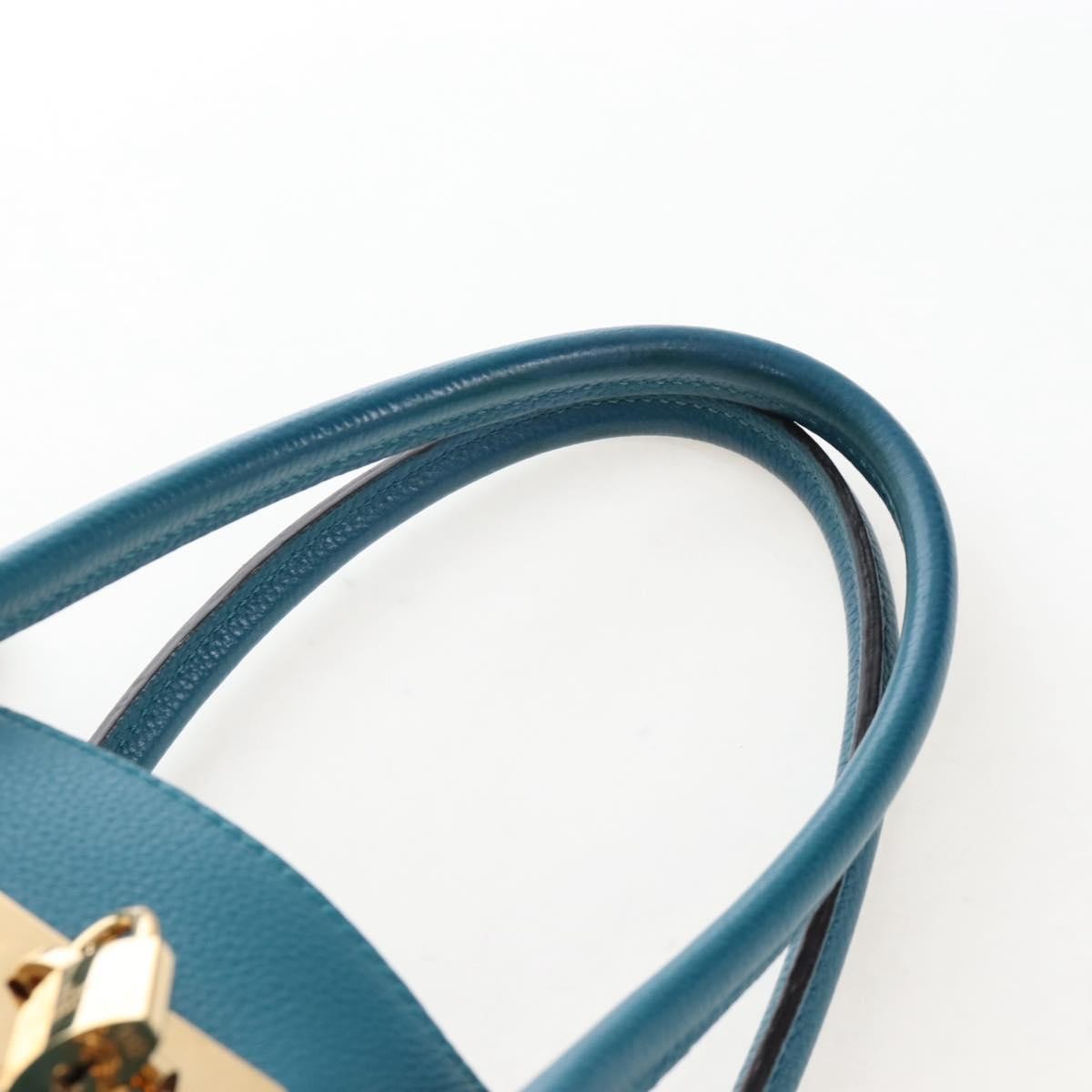 Louis Vuitton Milla Veau Nuage Calfskin, Blue, Leather, Handbag