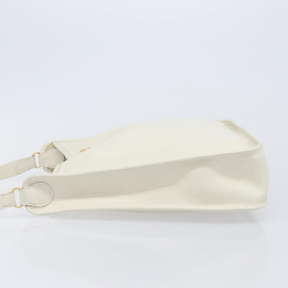 Hermes Vespa Courchevel, White, Leather, Shoulder Bag