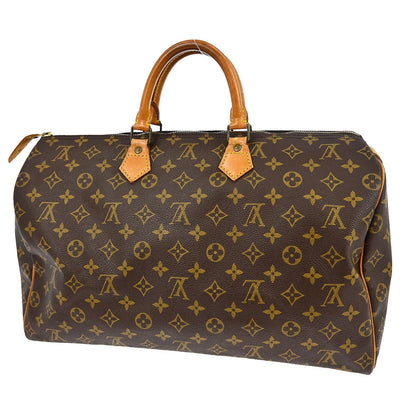 Louis Vuitton Speedy Monogram Canvas, Brown, Canvas, Handbag