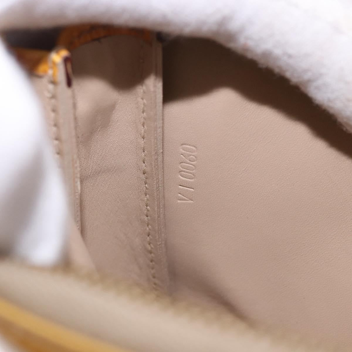 Louis Vuitton Lexington Pochette Monogram Vernis, Beige, Patent Leather, Clutch