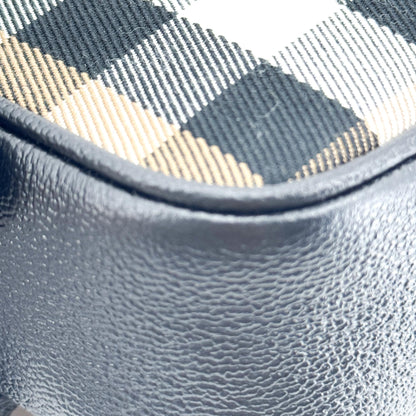 Burberry Camera Vintage Check Canvas, Black, Canvas, Handbag