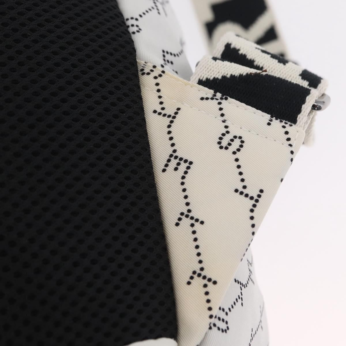 Stella McCartney Falabella Go Monogram Monogram Canvas, White, Nylon, Backpack