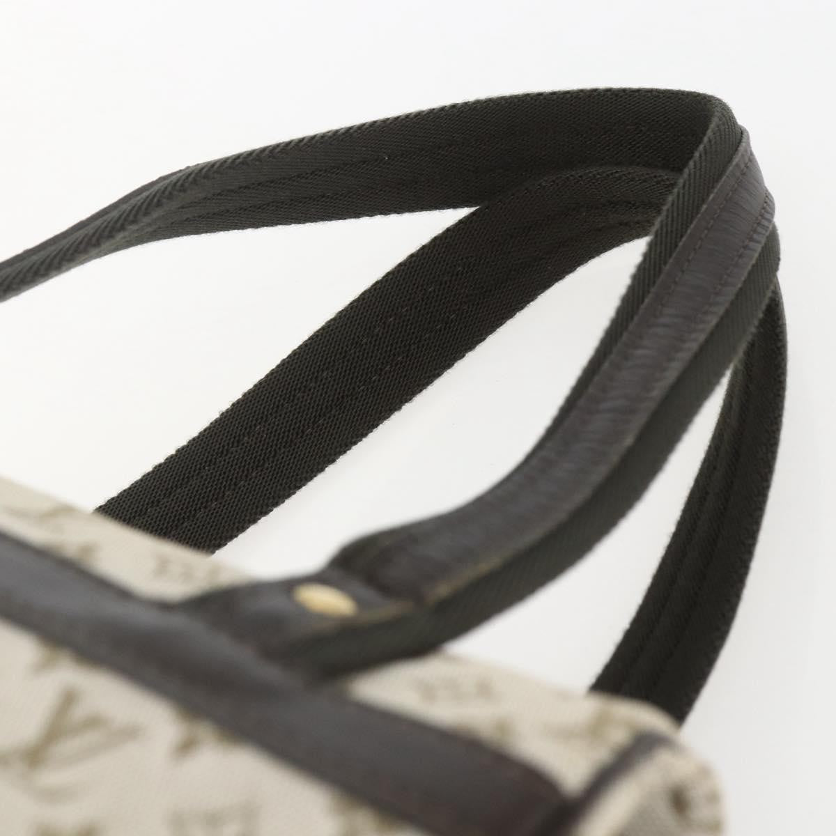 Louis Vuitton Josephine Mini Lin, Khaki, Canvas, Handbag