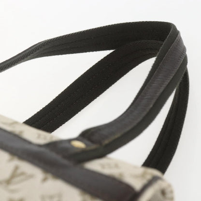 Louis Vuitton Josephine Mini Lin, Khaki, Canvas, Handbag