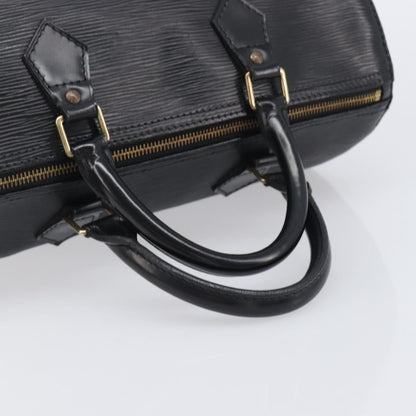 Louis Vuitton Speedy Epi Leather, Black, Leather, Handbag