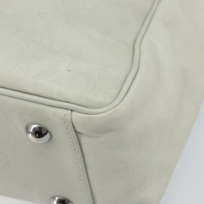 Louis Vuitton Clarkson Messenger Monogram Shadow Leather, White, Leather, Handbag