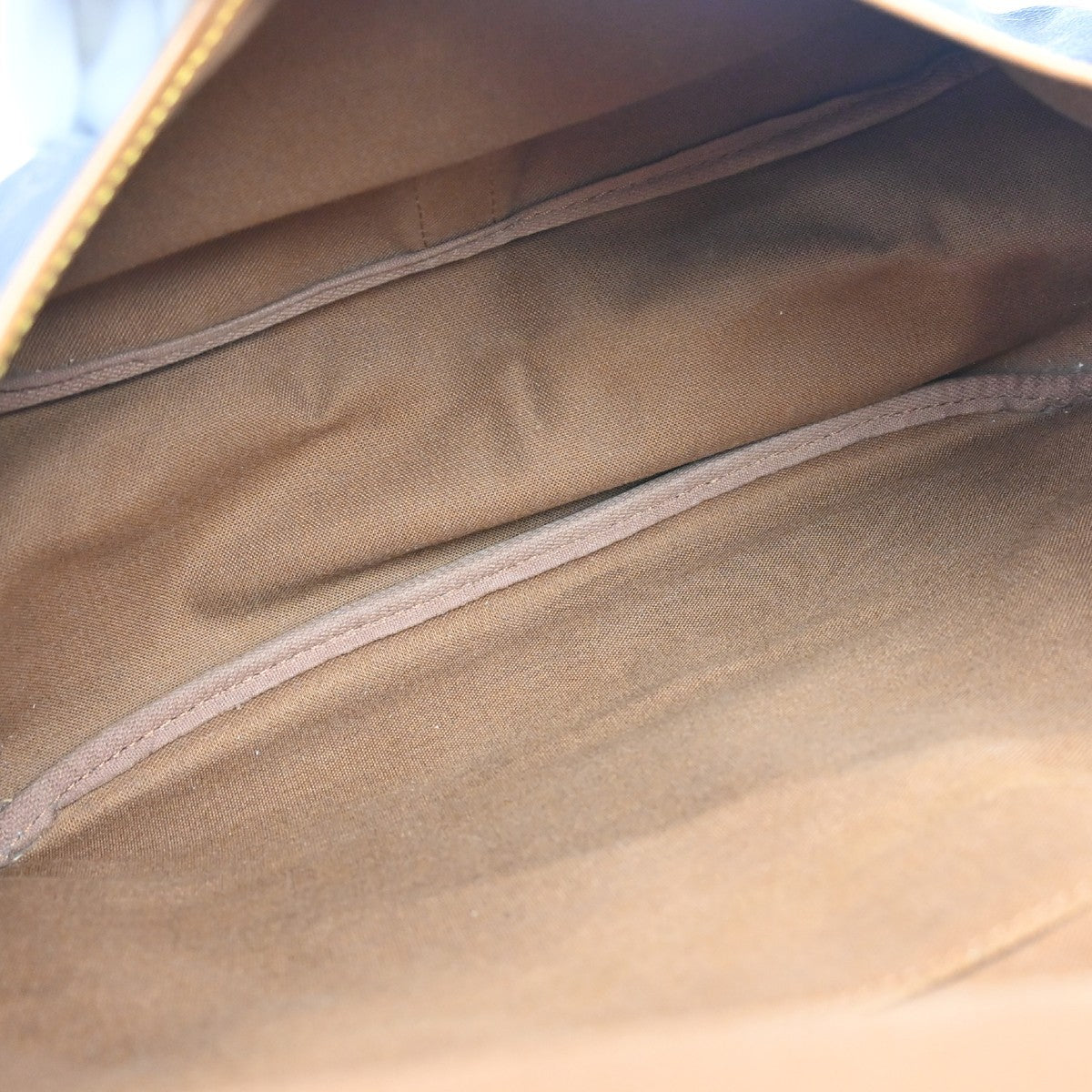 Louis Vuitton Saumur Monogram, Brown, Canvas, Shoulder Bag