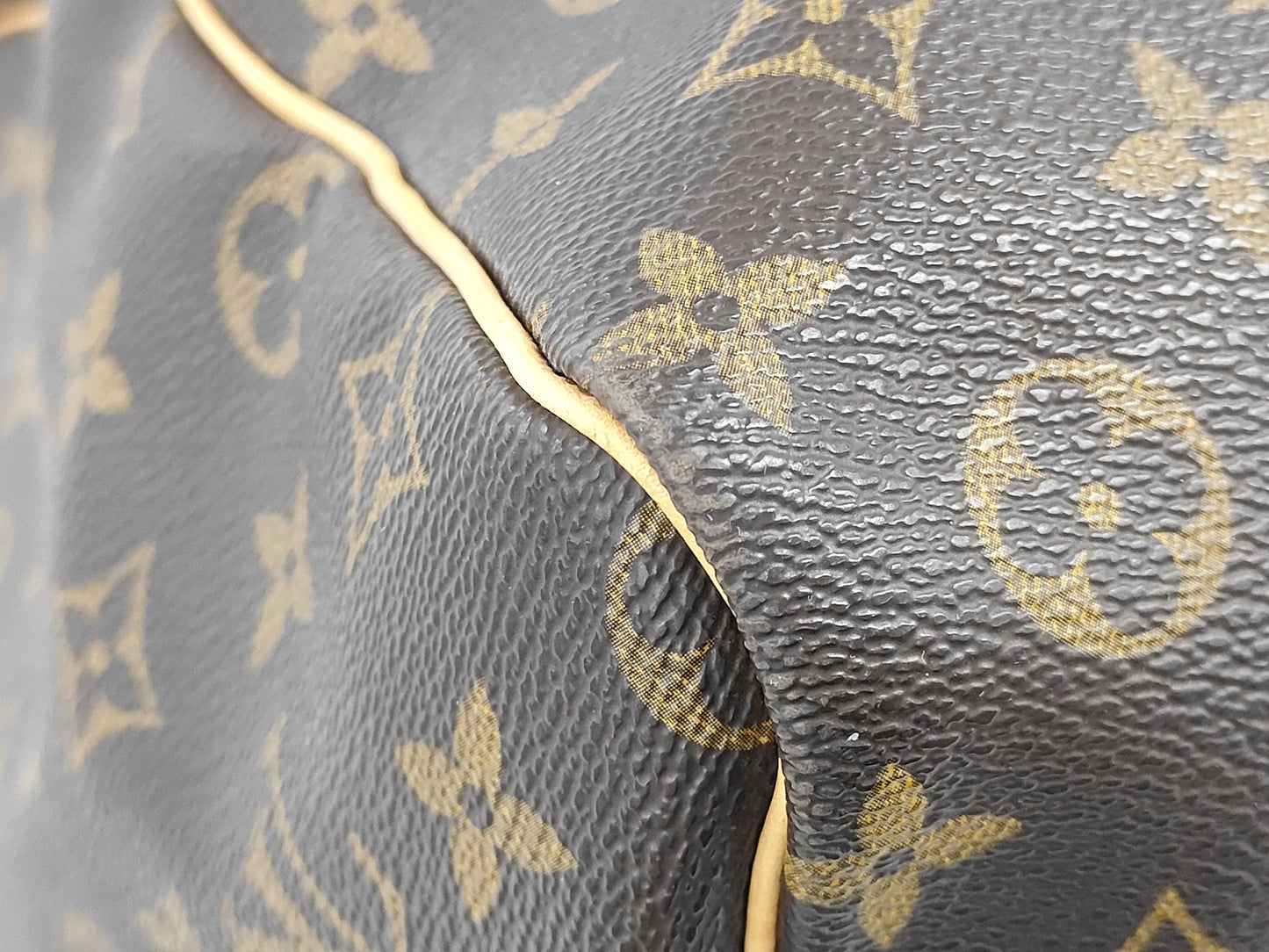 Louis Vuitton Keepall Monogram Canvas, Brown, Canvas, Travel Bag