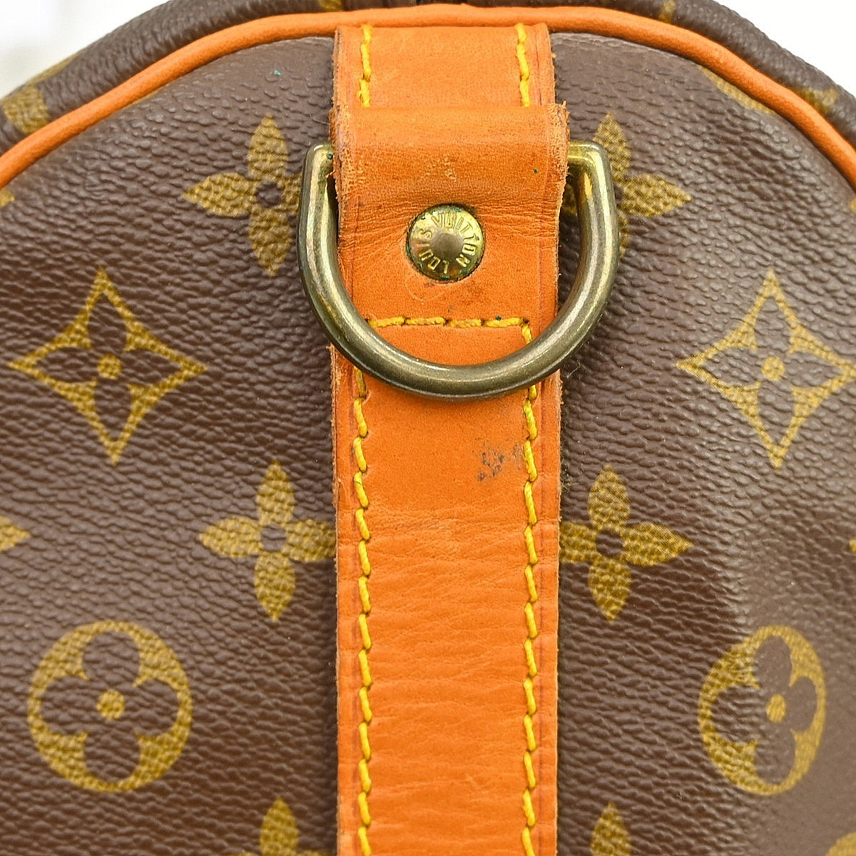 Louis Vuitton Keepall Bandoulière Monogram, Brown, Canvas, Travel Bag