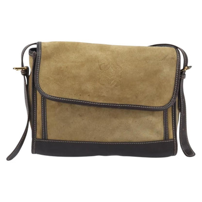 Loewe Vintage Suede, Beige, Suede, Shoulder Bag