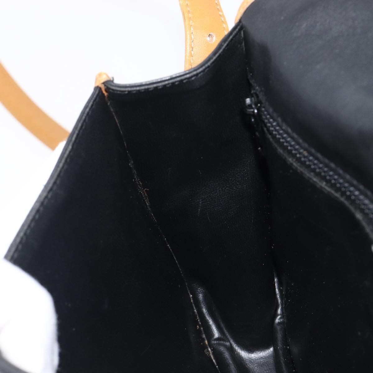 Celine Shoulder Leather, Black, Leather, Shoulder Bag
