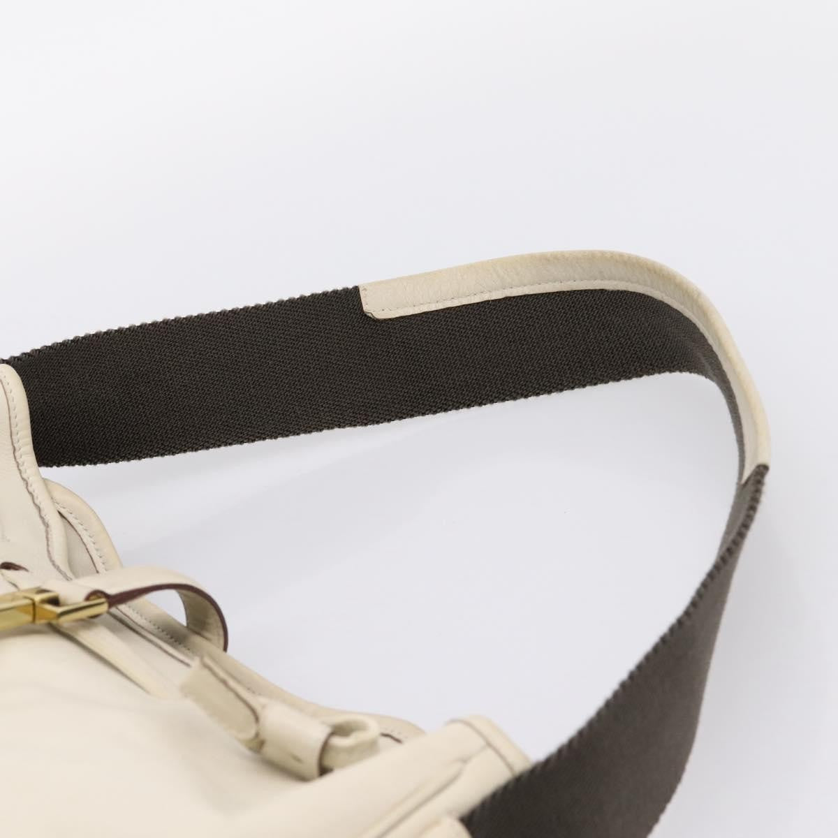 Gucci Shoulder Leather, Beige, Leather, Shoulder Bag