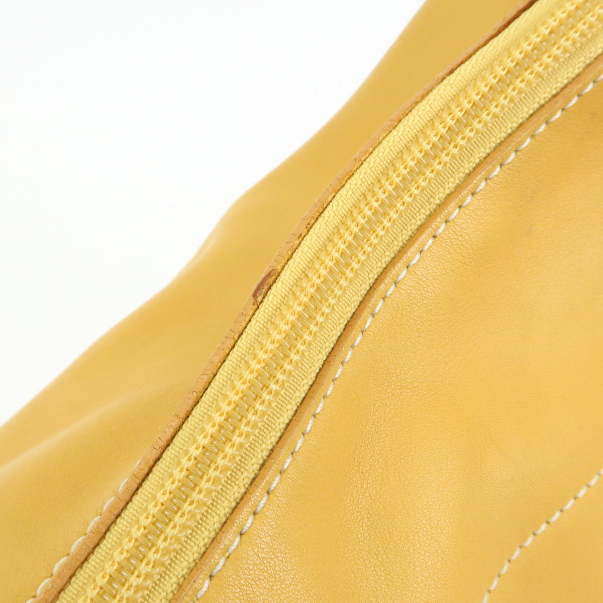 Loewe Anton Leather, Yellow, Leather, Backpack