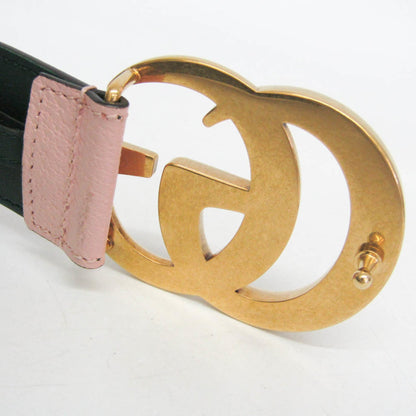 Gucci GG Marmont Reversible Belt Leather, Green, Leather, Belt
