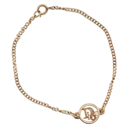 Christian Dior Vintage logo Metal, Gold, Metal, Bracelet
