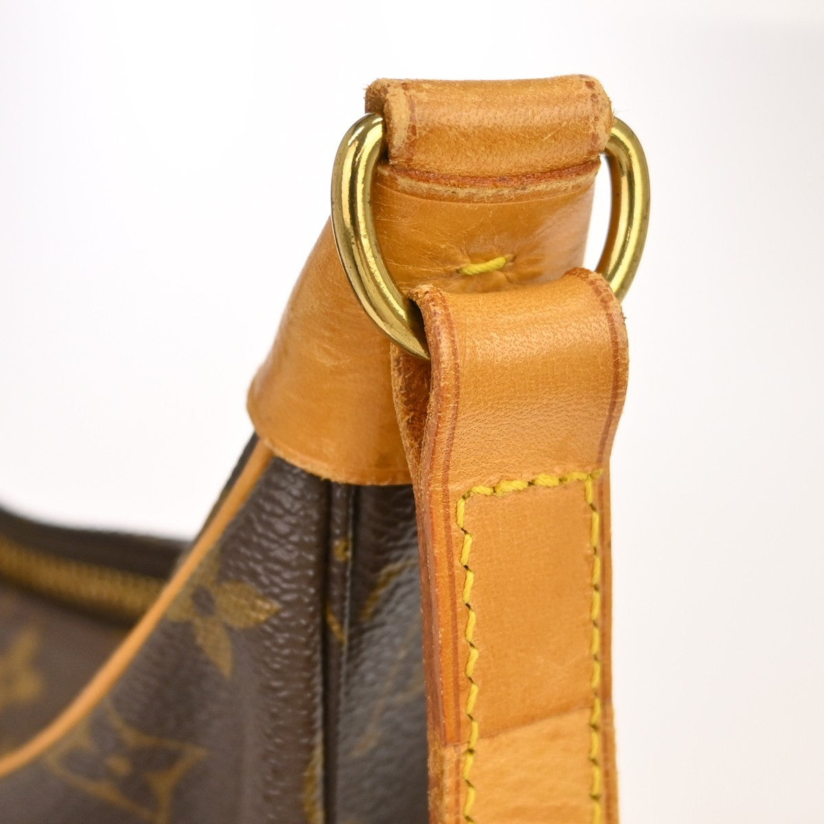Louis Vuitton Boulogne Monogram, Brown, Canvas, Shoulder Bag