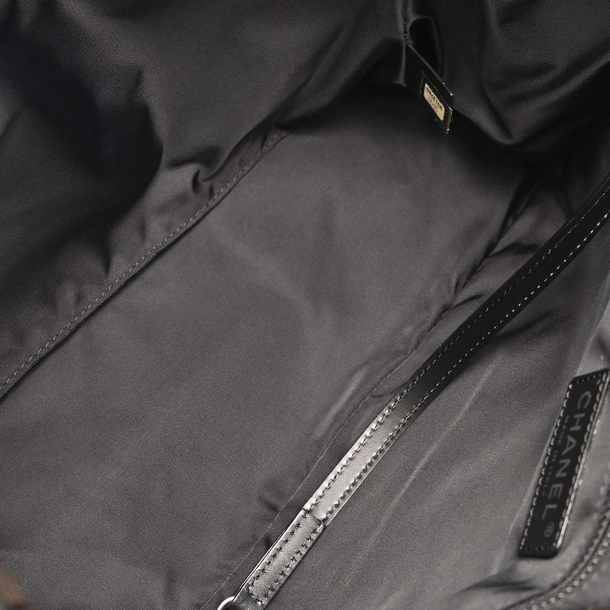 Chanel Travel Line Nylon, Brown, Nylon, Tote Bag