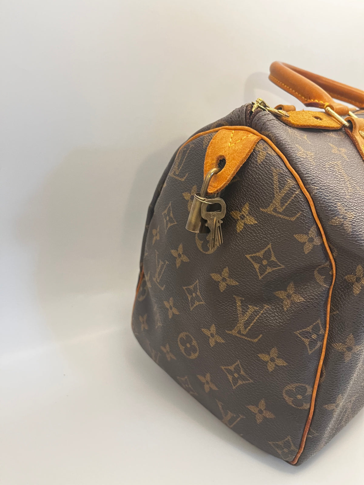 Louis Vuitton Speedy Monogram Canvas, Brown, Canvas, Handbag