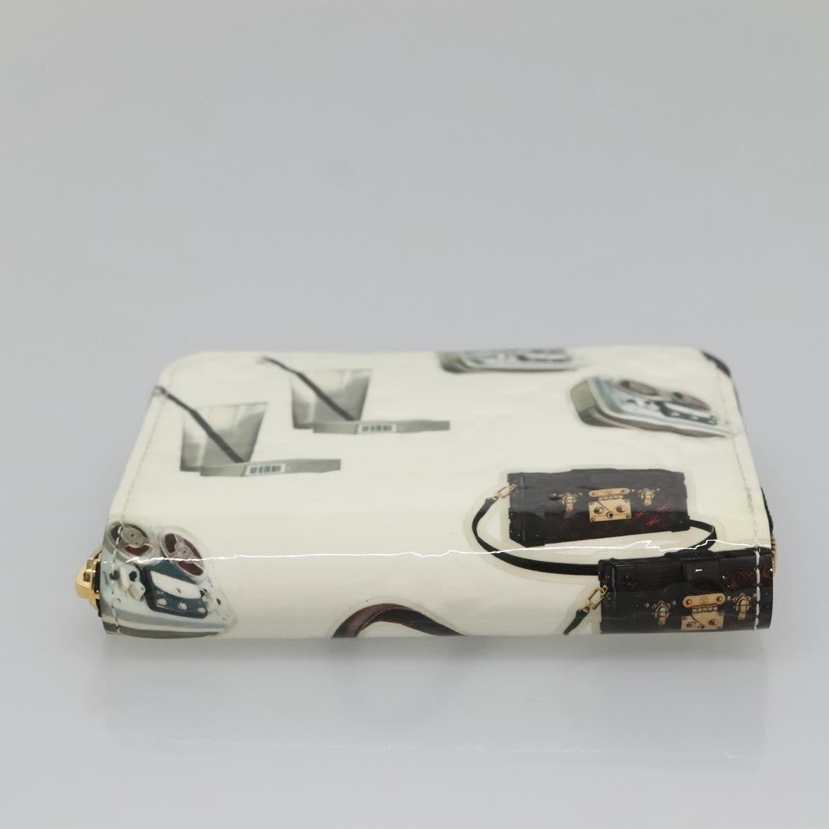 Louis Vuitton Nicolas Ghesquière Zippy Patent Monogram, White, Patent Leather, Wallet