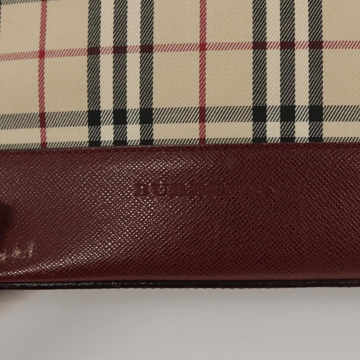 Burberry Nova Check Nova Check Canvas and leather, Beige, Canvas, Handbag