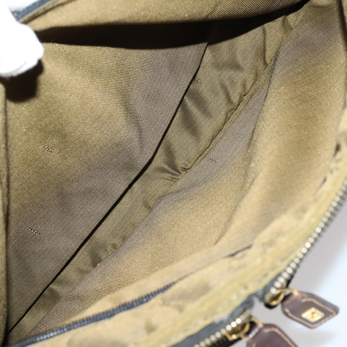 Fendi Vintage Rolling Suitcase Zucca Canvas, Brown, Canvas, Travel Bag