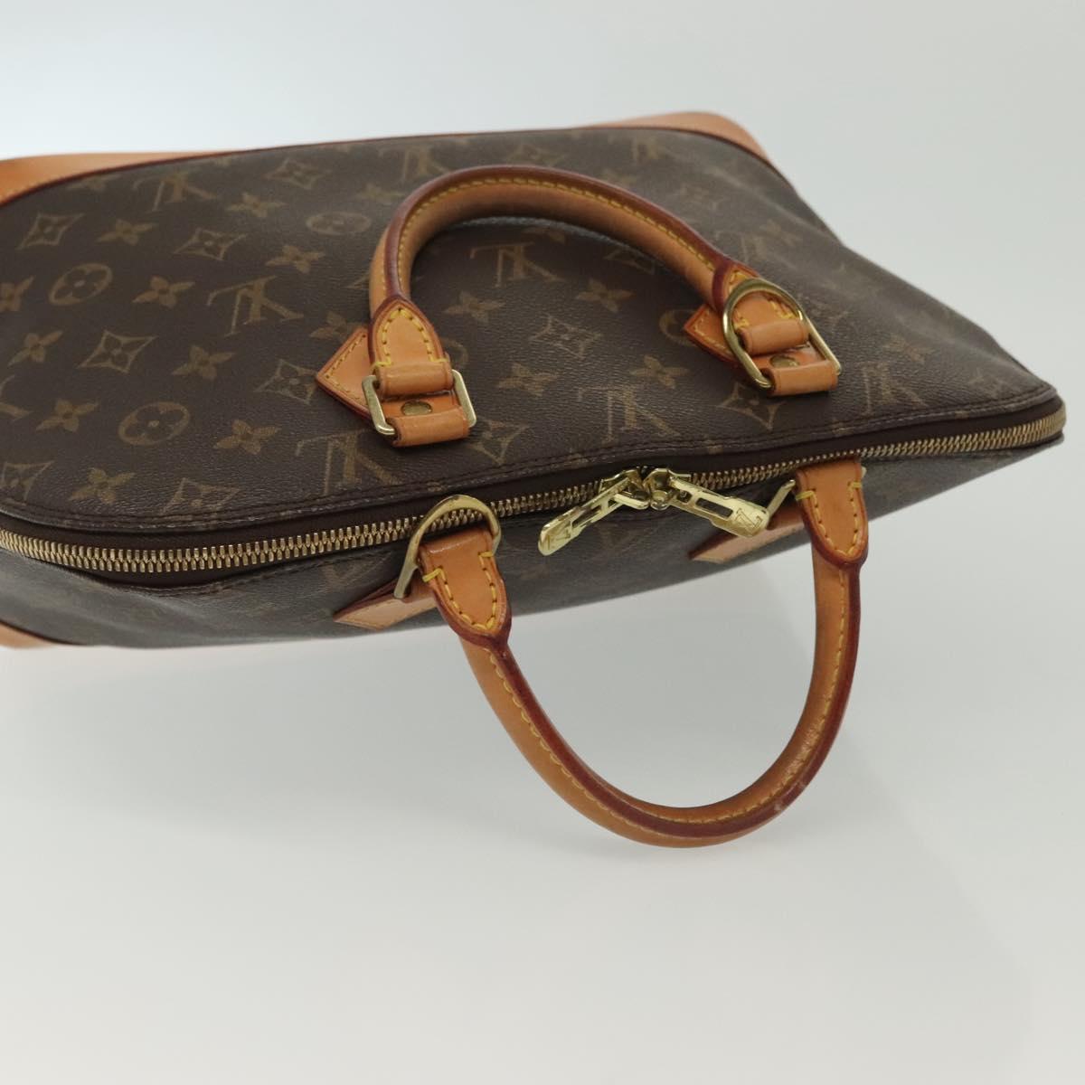 Louis Vuitton Alma Handbag Monogram Canvas, BROWN, CANVAS, Handbag