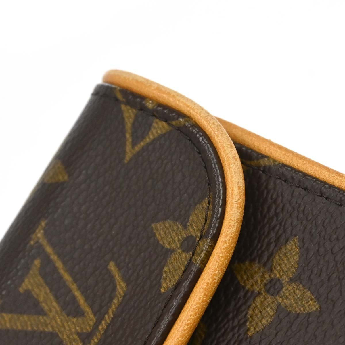 Louis Vuitton Florentine Waist Monogram Canvas, Brown, Canvas, Clutch