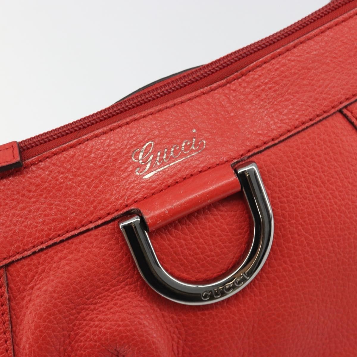 Gucci Abbey Leather, Red, Leather, Shoulder Bag