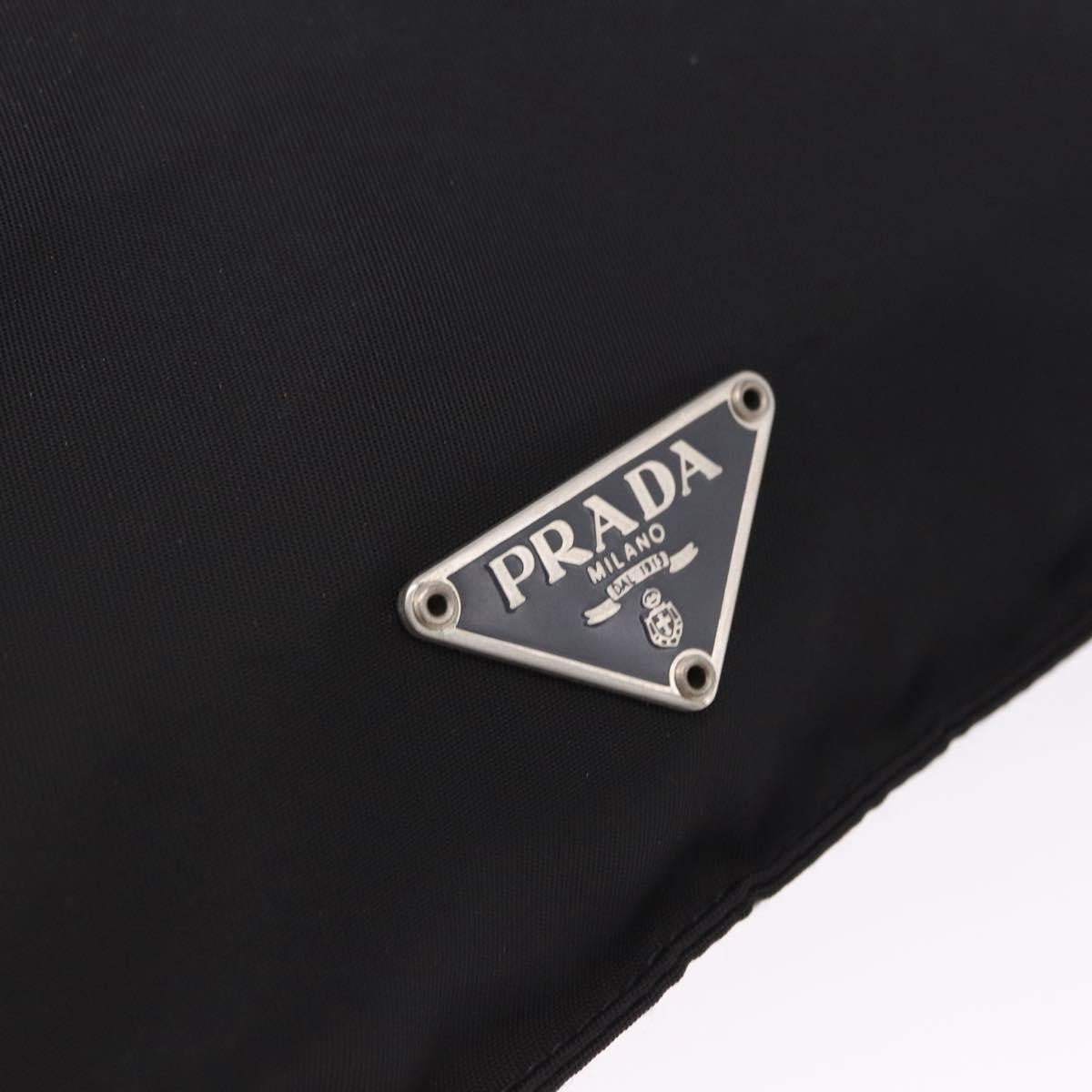 Prada Shoulder Tessuto, Black, Nylon, Shoulder Bag