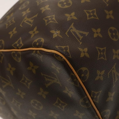 Louis Vuitton Keepall Bag Monogram Canvas, BROWN, CANVAS, Travel bag